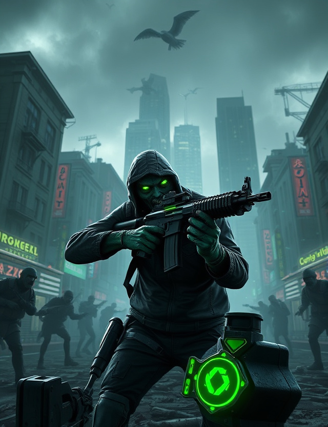 GeoZombie Game Screenshot